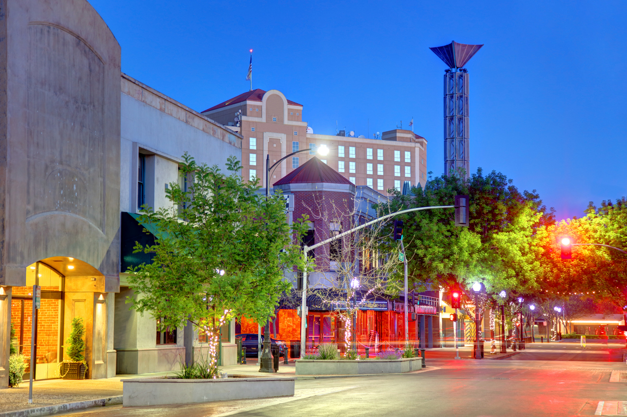 Panoramic Image of Modesto, CA